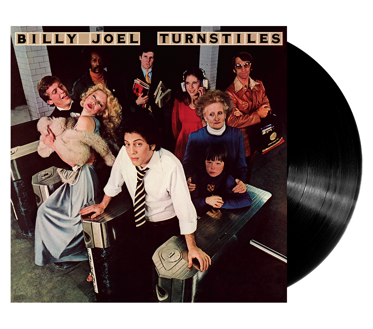 Image of Artwork for Billy Joel's Turnstiles (LP)